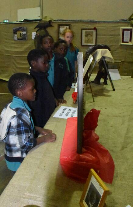 Eden, Raheli, Jeanette, James and Japhet from Mingoola Public School were among the visitors.