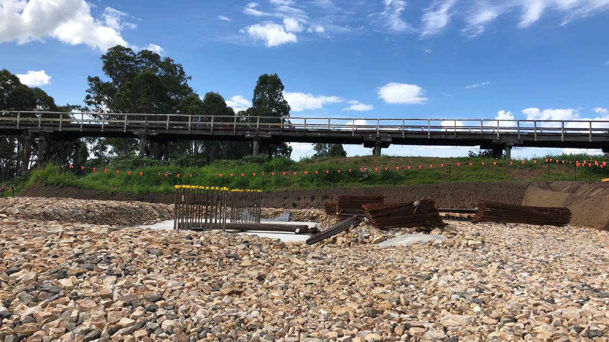 Another bridge milestone reached with eastern pilings completed