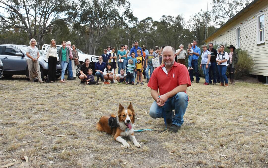 People of all ages came along to Sunnyside Hall to learn from Baxter and his handler Russell Miller, part of the Cool Country Koala Project.