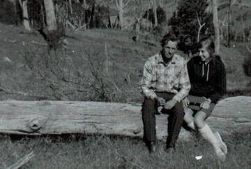 Chris and Alice at 'Alpine' in 1968.