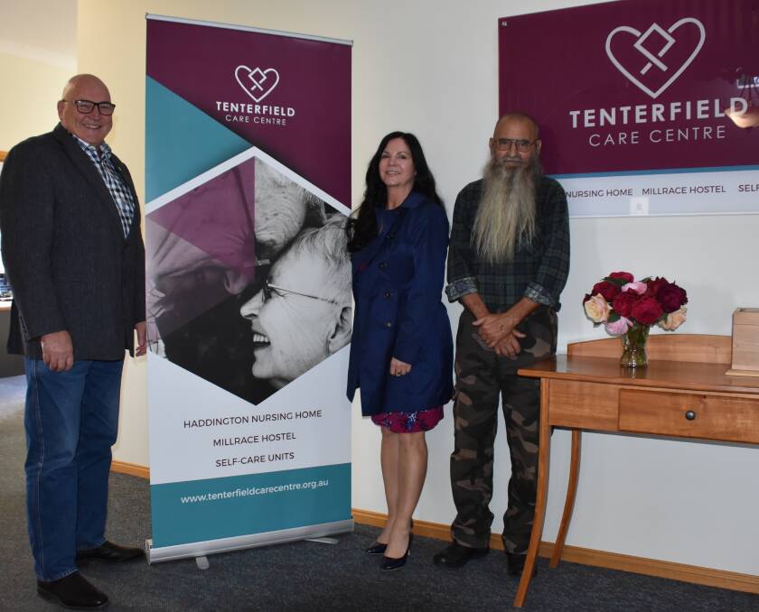 Tenterfield Care Centre board member Greg Sauer and general manager Fiona Murphy with Lions president Wayne Lusty are on a mission to boost Cracker Night and TCC's profile in the community.