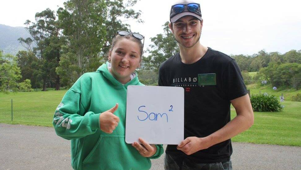SAM SQUARED: Sam Chapman and Sam Gibbins were keen participants in Rotary's RYTS camp.