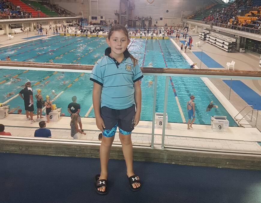 It probably won't be Zoe's last swim at the Sydney Olympic Park Aquatic Centre.
