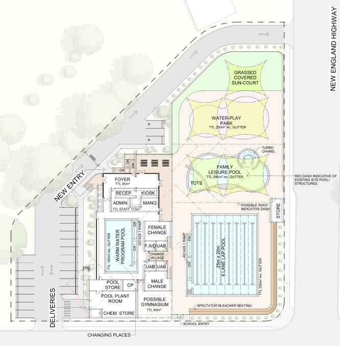 This is the front-runner in a design for a new aquatic centre, but comes with a hefty price tag.