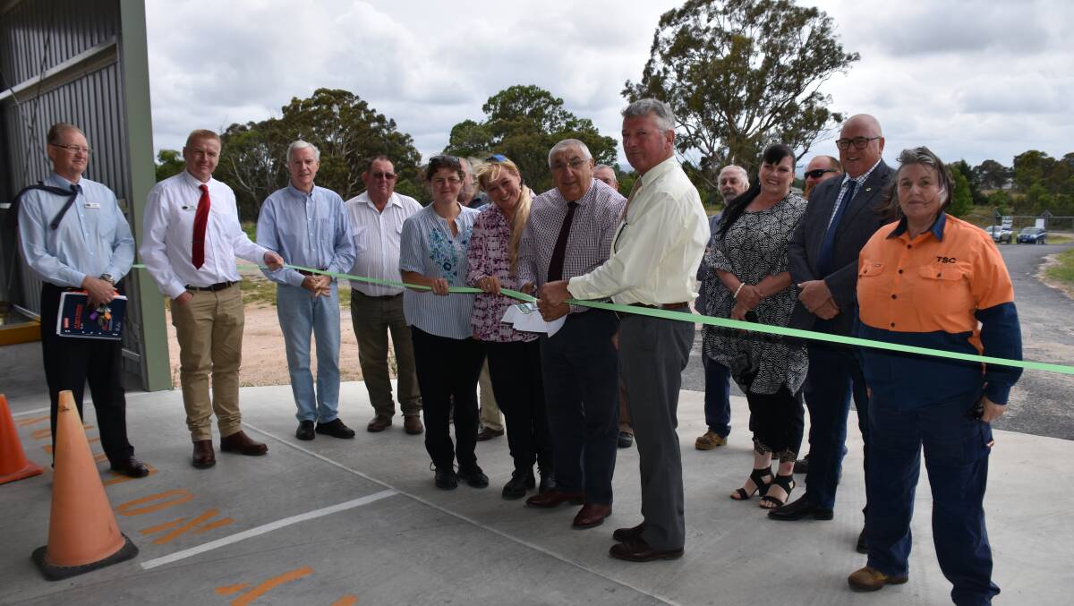 Tenterfield's new Community Recycling Centre is officially open for business.