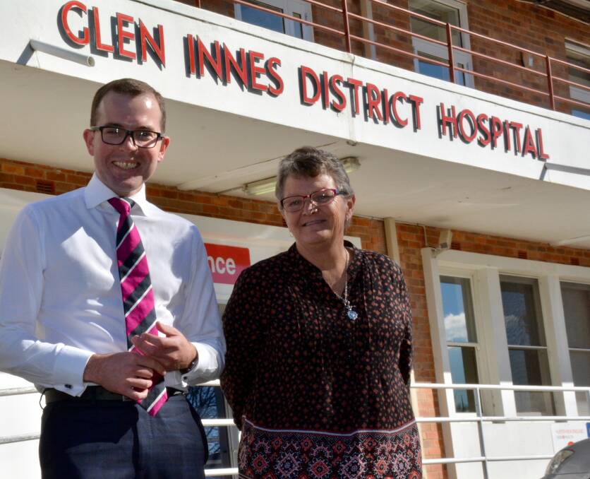 Cathryn 'Topsy' Jones, pictured here with MP Adam Marshall, has been general manager in an acting capacity for more than 12 months while recruitment was completed.