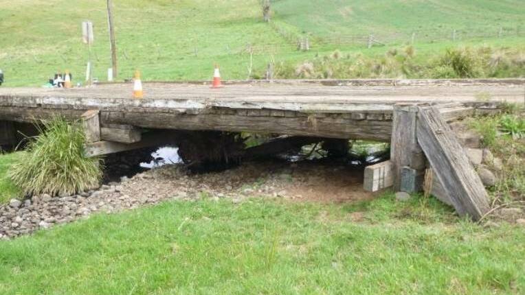 Fourteen of the shire's timber bridges may soon have load and speed limits imposed.