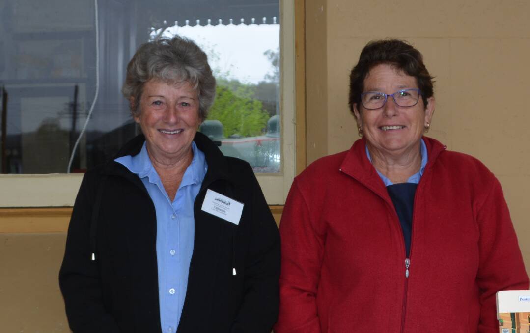 Alma Reading (here pictured on right, along with Tenterfield Horticultural Society president Lois McGuiness) is hosting an open garden on Sunday, along with husband John.