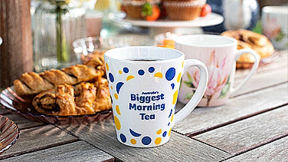 Do your bit to knock cancer on its head, over a cuppa