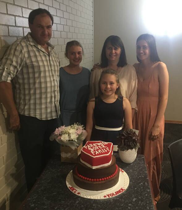 There was a sendoff for the Sopers at the Tenterfield Golf Club. 