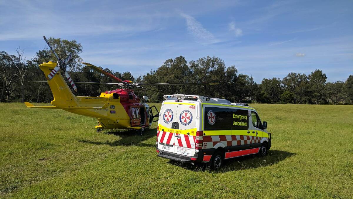 Boorook snake-bite victim transported by helicopter to Lismore
