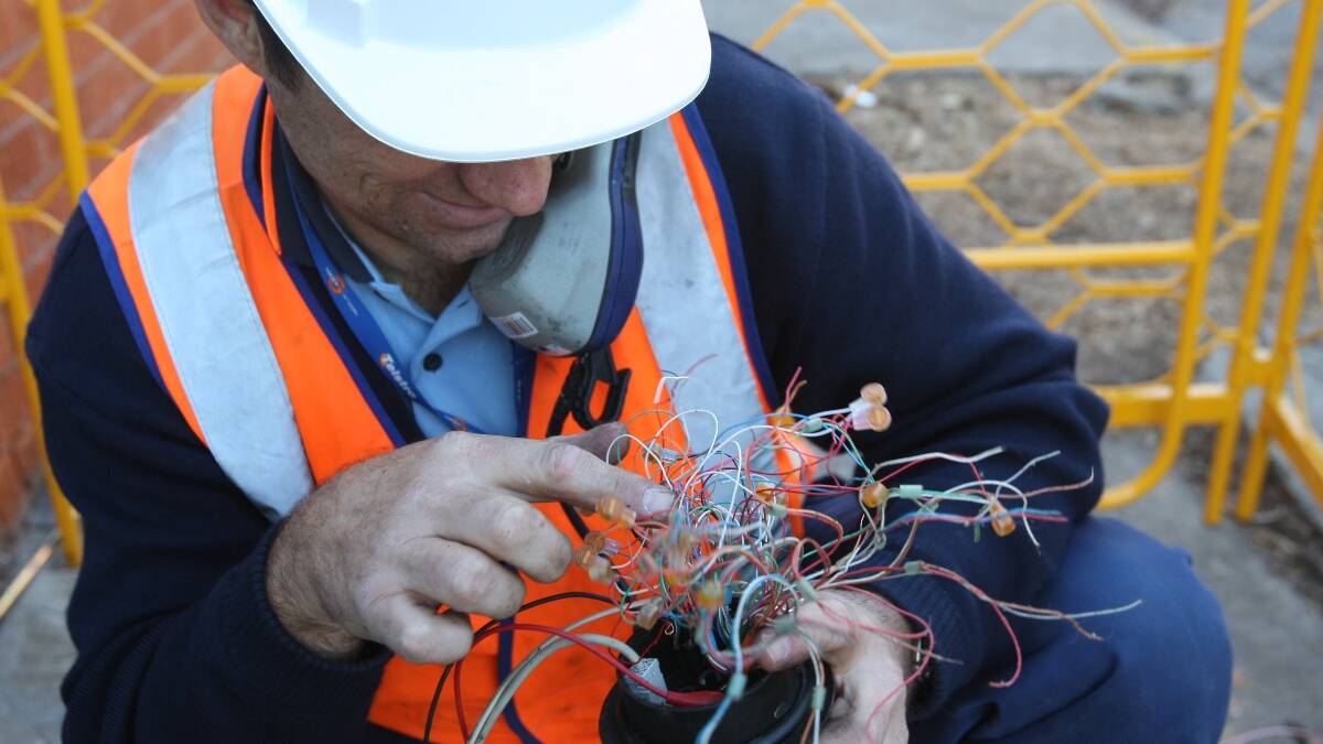 NBN contractors will be laying the fibre backbone to the network and installing node cabinets throughout the area.