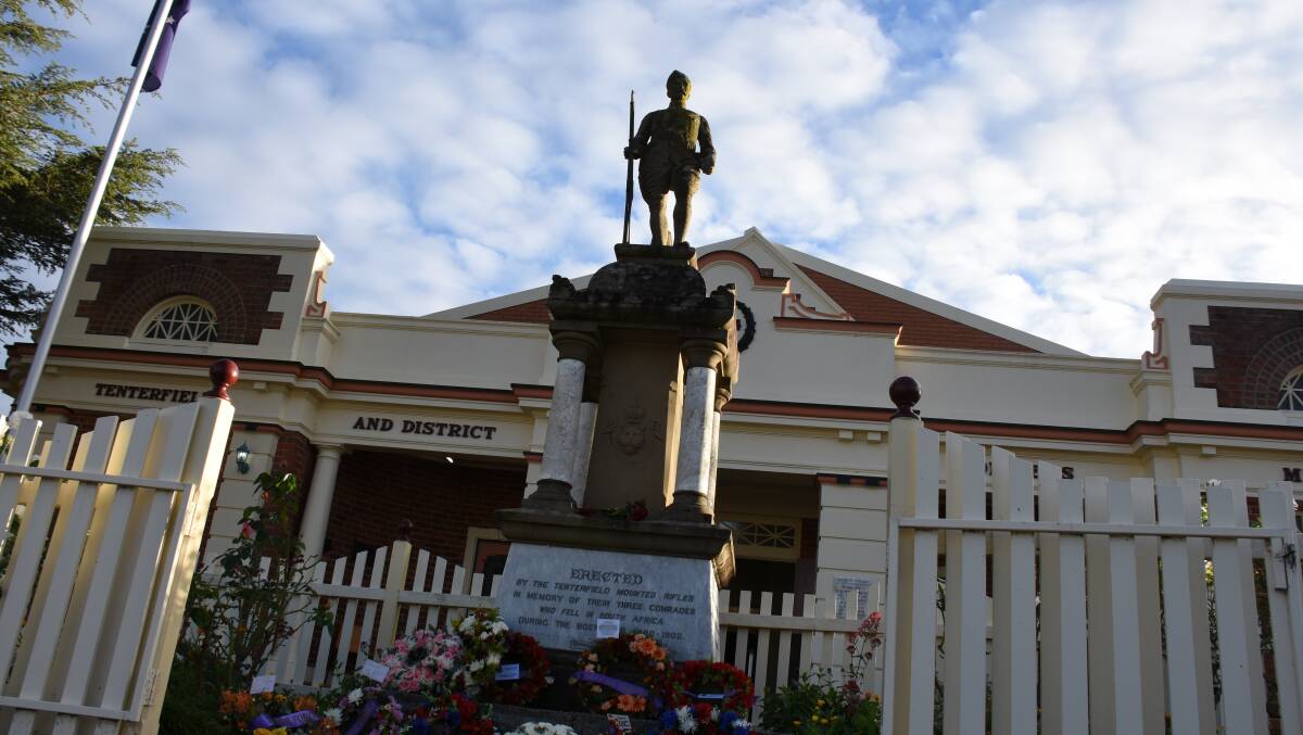 Tenterfield Memorial Hall will be the base for Tenterfield ANZAC Day commemorations.