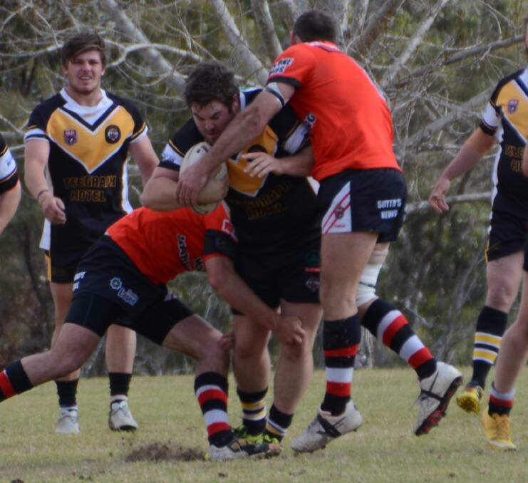 Denyon Rhodes (shown playing in last season's major semifinal against Inglewood) shared Players' Player honours with Tim Kelly in the season opener against Killarney.