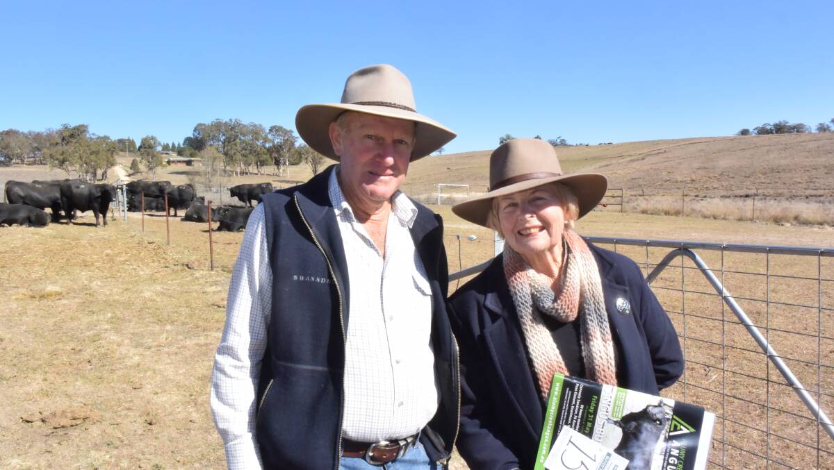 Alan Russell and Val Methven, Tenterfield, bought Lot 50 Alumy Creek Element N003.