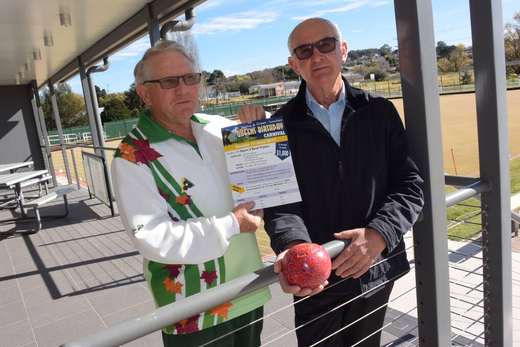 Bowler Neville Richardson and non-bowler Graham Rossington will both be busy over the long weekend at the Sexton & Green Bowls Carnival.