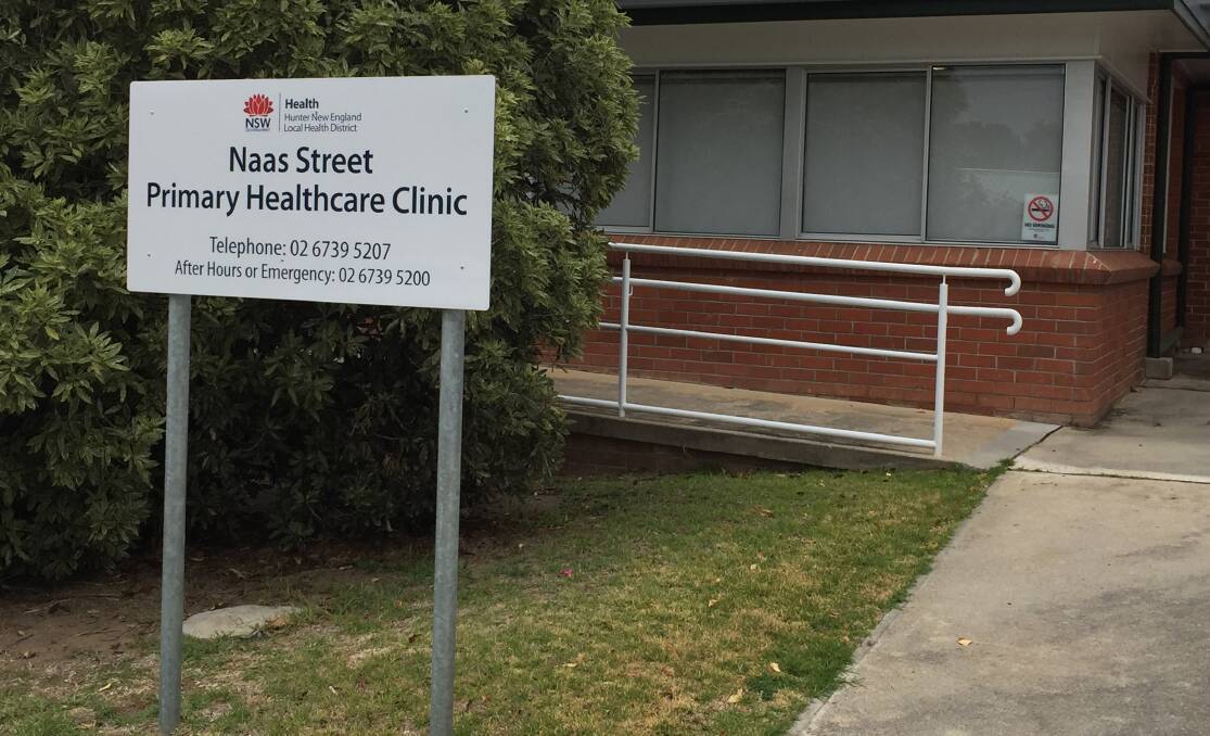 The Naas Street clinic attached to the Tenterfield Hospital is closed for now.