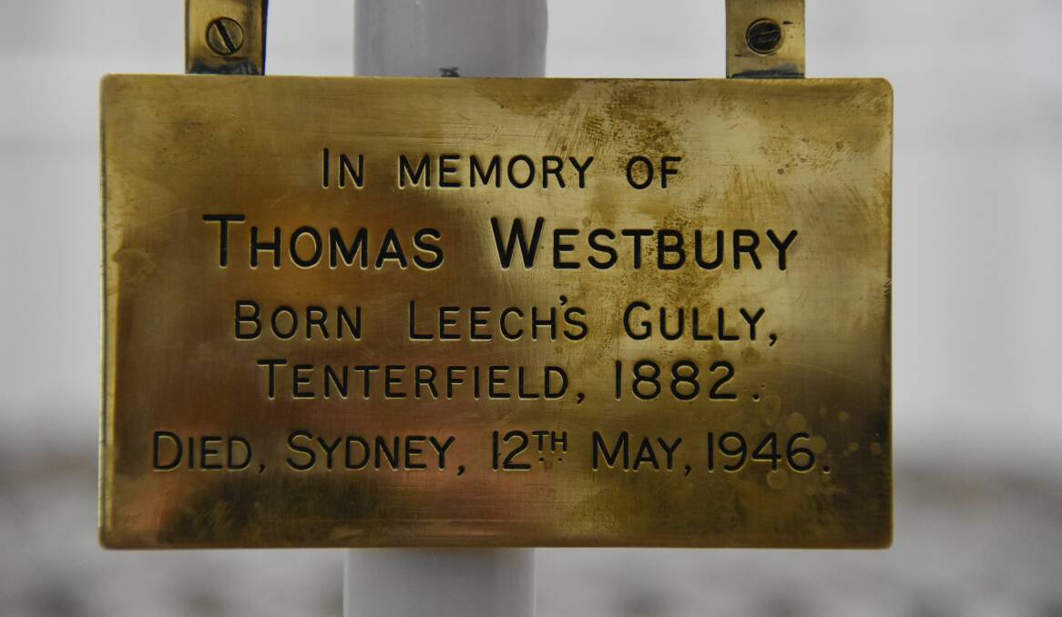 The hospital bed came with a brass plaque, and investigations continue into the significance of Thomas Westbury.