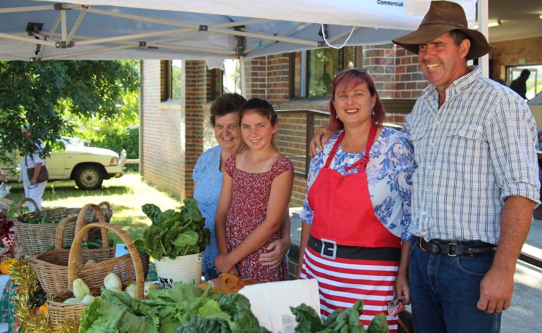 The Magner family were regular Farmers and Producers Market stallholders, but the drought has forced a break.