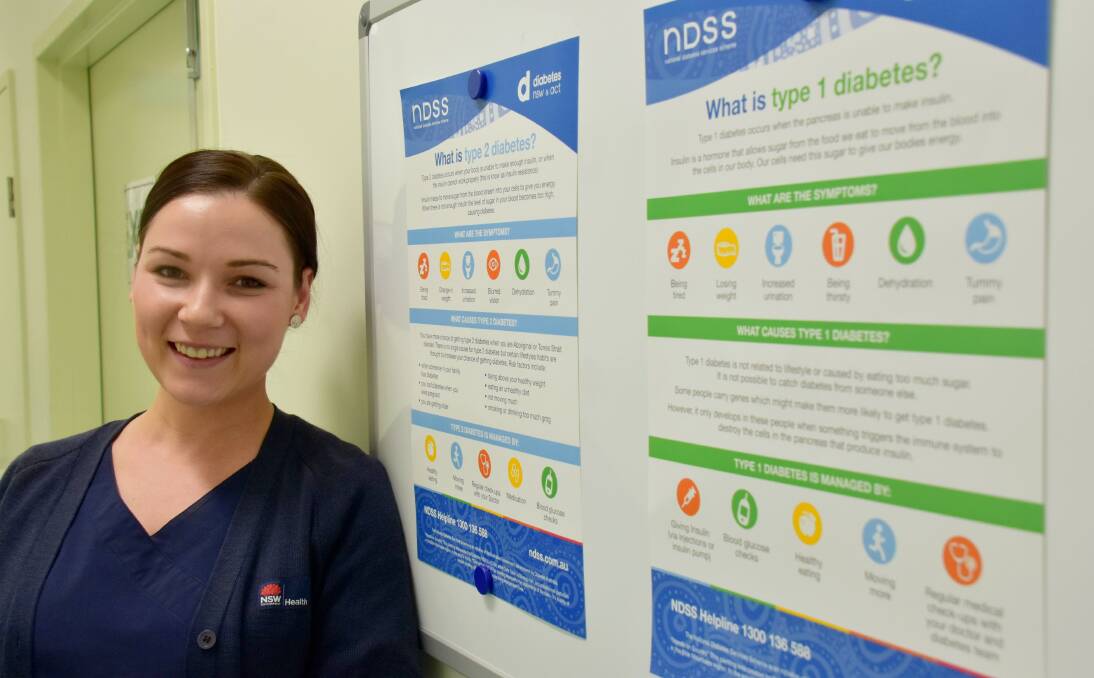 Tenterfield Hospital's diabetes educator Nicole Green urges everyone to go to their GP for a simple blood test, to avoid the consequences of this condition.