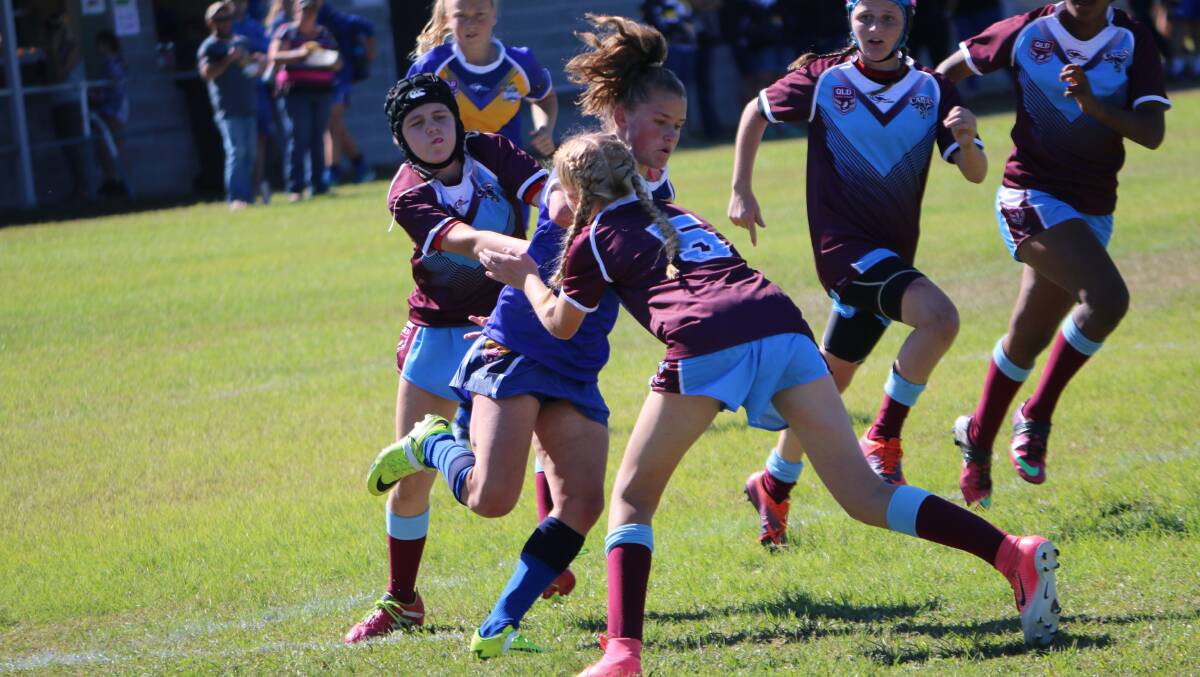 Abbey Holley's inclination to put her body on the line impressed the selectors, who picked her for the QRL Central Crows Crows team to play in the state finals.
