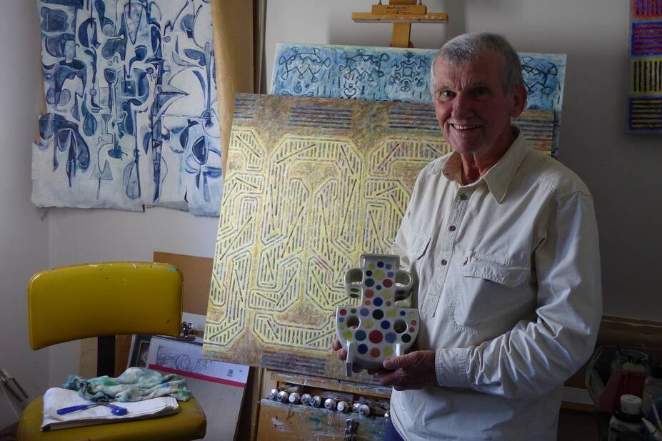 John Donnelly turned his artistic talents to clay five years ago.