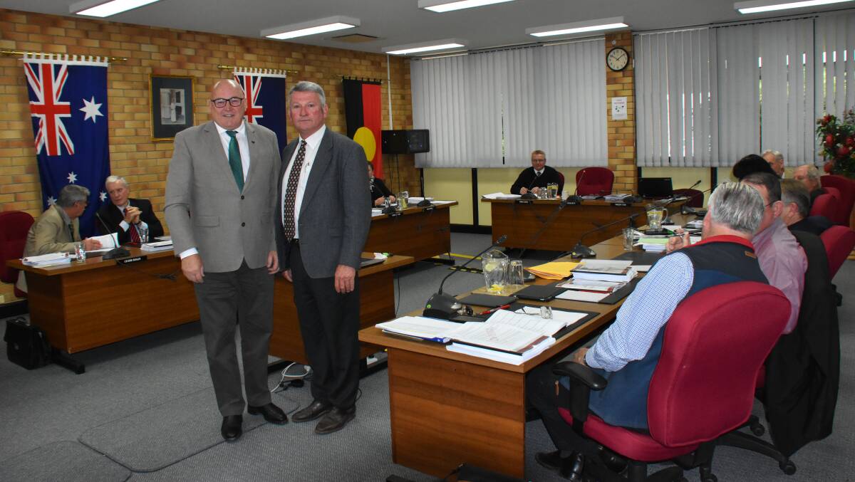 Greg Sauer and Peter Petty will lead Tenterfield Council as deputy mayor and mayor, respectively, after councillors voted on the positions at Wednesday's meeting.