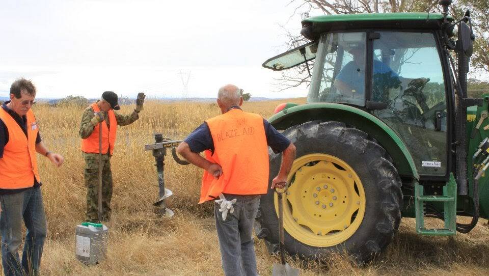 BlazeAid volunteers are coming to work with farmers to rebuild their fences.
