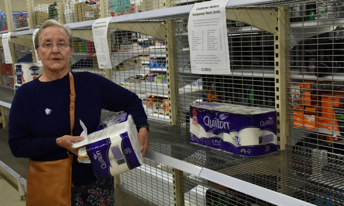 Antoinette Jones was fortunate to stock up on toilet paper before the shelves emptied again.