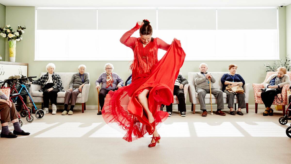 Joshua Morris from Marrickville won the $10,000 prize last year for his image of a flamenco dancer performing to residents of an aged care home.
