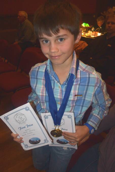 Hunter Hennessy made his mark in the Recitation and Prose (Own Choice) sections for 9 and under 10 years.