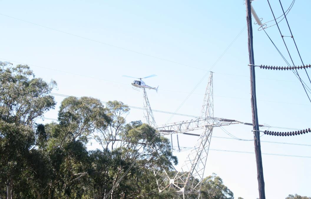 Essential Energy contractors will be flying the skies over Tenterfield in coming weeks, checking lines through vegetation.