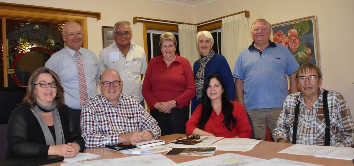 Tenterfield Care Centre's new board comprises (seated, from left) secretary Beth Moore, chair Greg Sauer, general manager Fiona Murphy, Col Mann and (standing) treasurer Allan Donges, Bob South, Carol Schiffman, deputy chair Rhonda Rovera and Brian Brown.