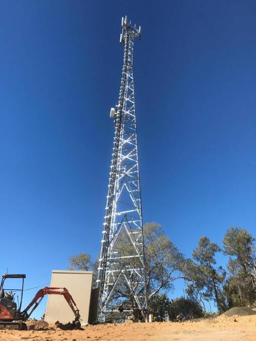 A new mobile base station resembling this one is now operational at Rocky Creek, west of Bonshaw.