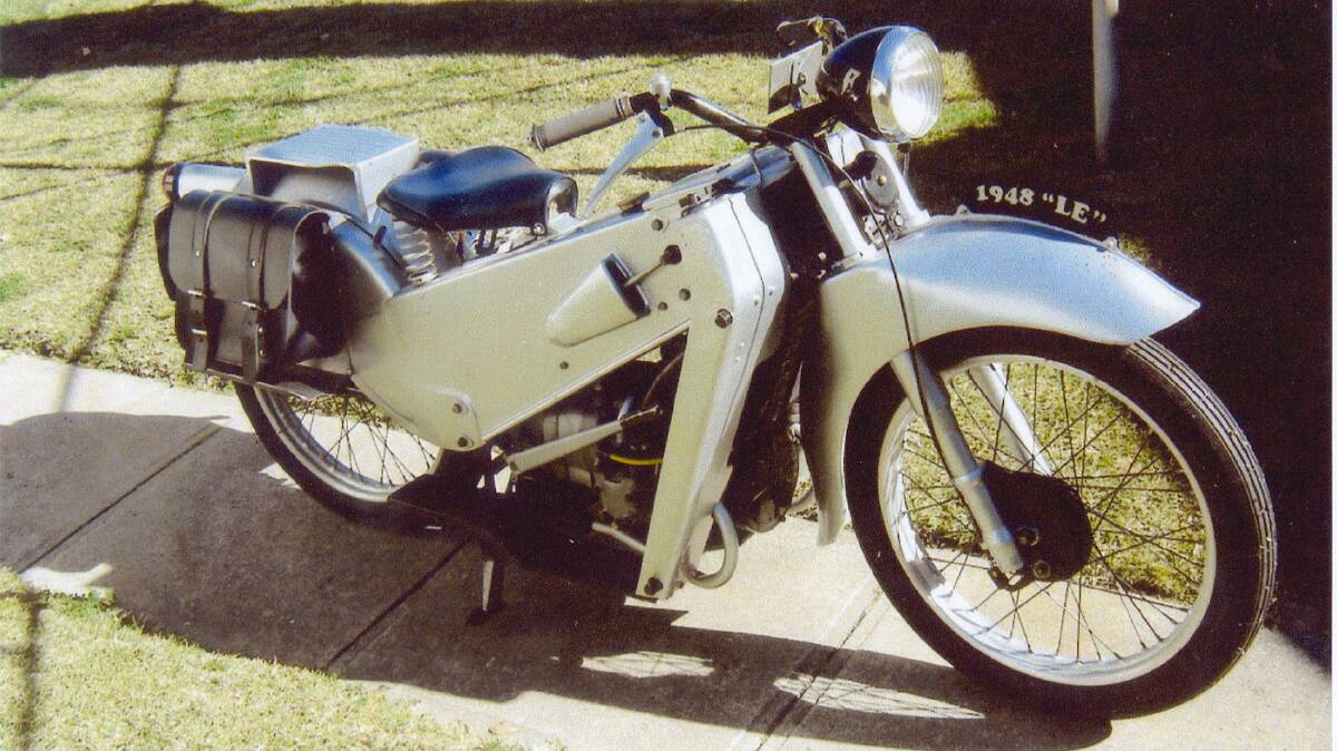 Car of the month: Geoff Newman's 1948 Velorette LE motorcycle is water-cooled, shaft-driven and only 149cc.