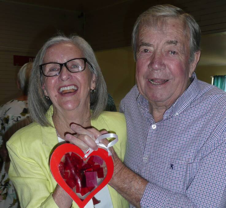 Lynette Luck won the heart of husband John at the Bolivia Hall country dance at last year's Seniors Festival.