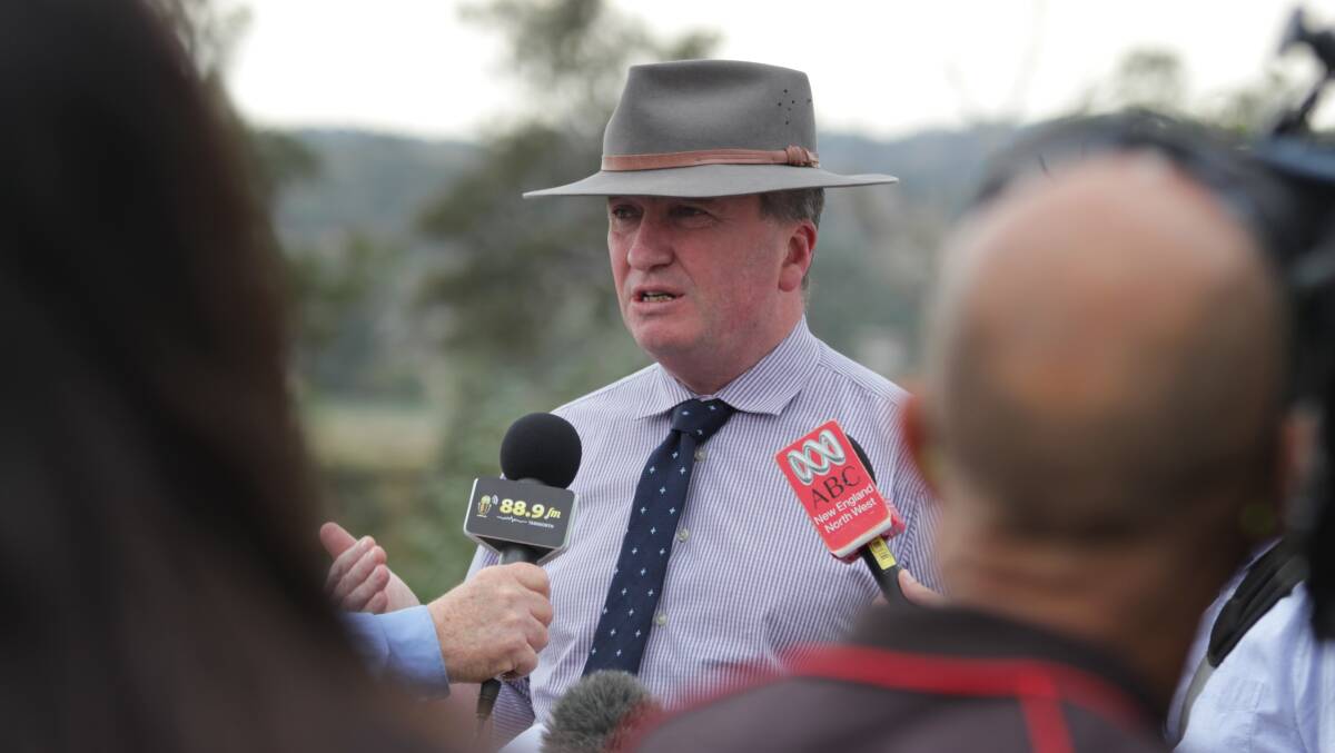 MP Barnaby Joyce said this money goes from the farm to the towns so the whole community benefits.