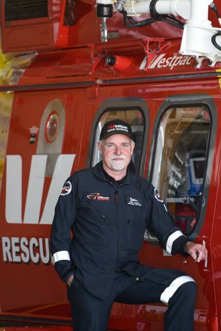 Westpac Life Saver Rescue Helicopter Air Crew Officer Mark Sewell.