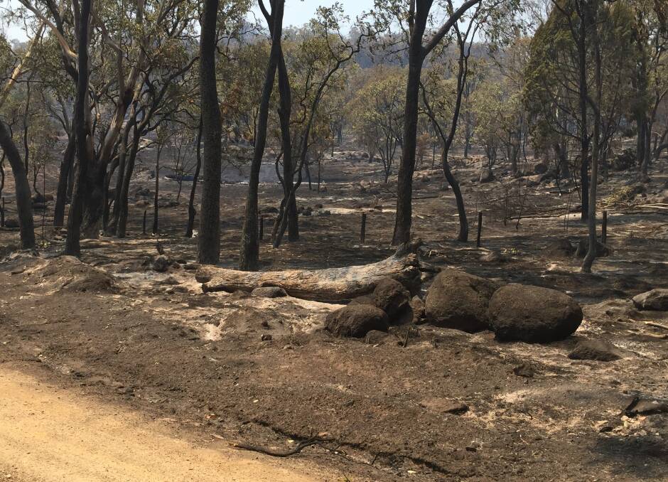 The RFS is urging people to remain vigilant after a spot fire burned out hectares of land south of Jennings on Tuesday night.