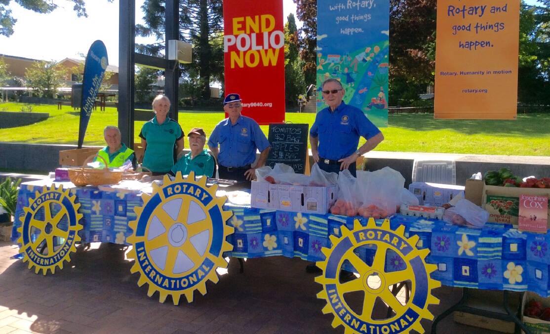 Tenterfield Rotarians will again be out on the street on March 29 to man the club’s Easter stall.