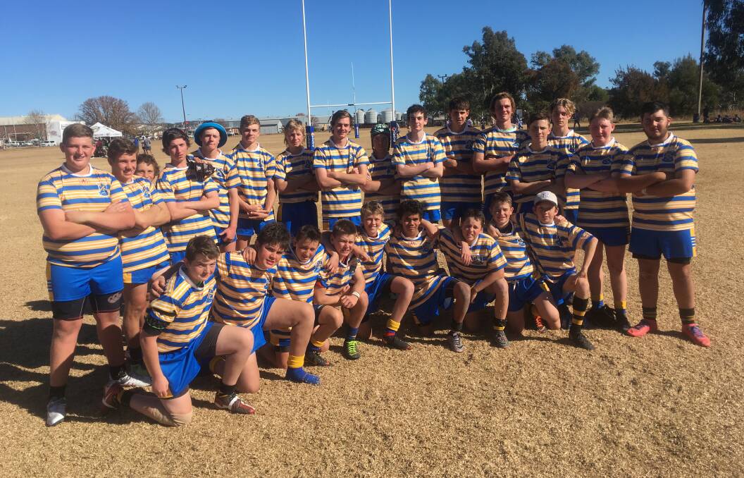 BEST IN THE NORTH WEST: Tenterfield's under 13 and under 16 rugby league sides won the regional Small Schools Country Cup in Inverell two weeks ago. 