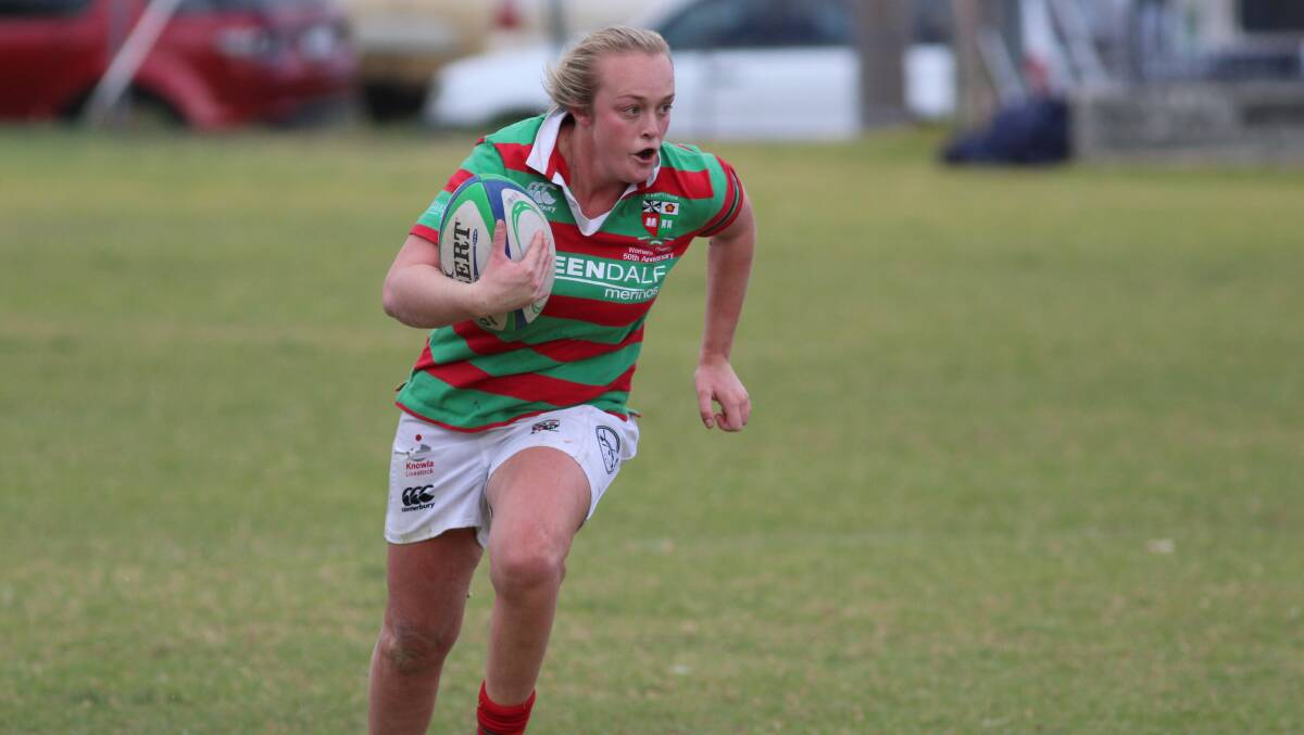 RISING STAR: Georgia O'Neill received John Hipwell Shield for New England representative player of the year. Photo: Catherine Stephen.