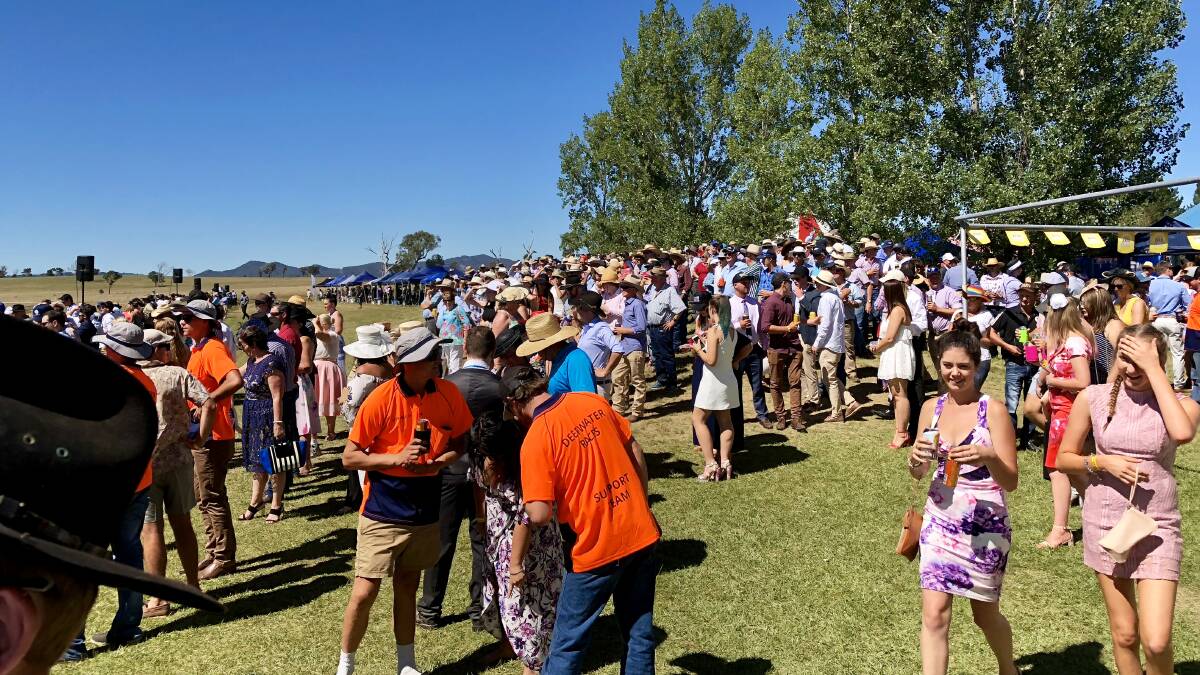 NUMBER BOOST: A huge crowed turned out for the Deepwater Cup. 