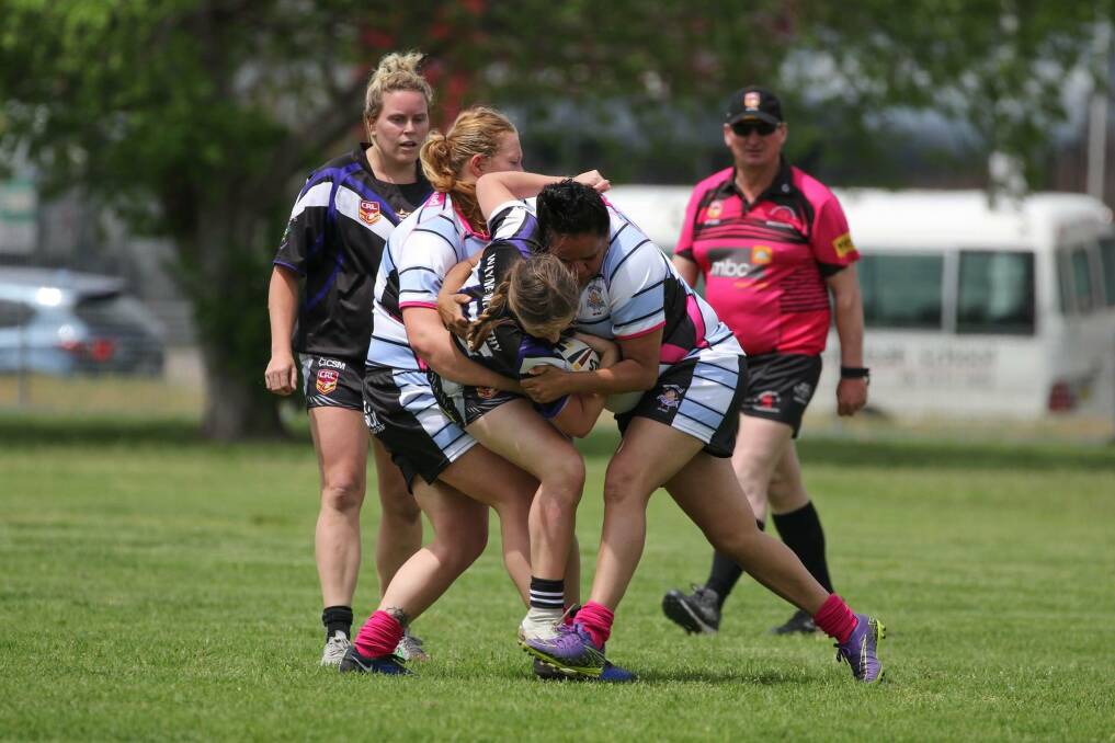 STRUGGLE: The Group 19 women's nines tackle competition might not go ahead this year due to lack of registrations. Photo: Lynverell Photography. 