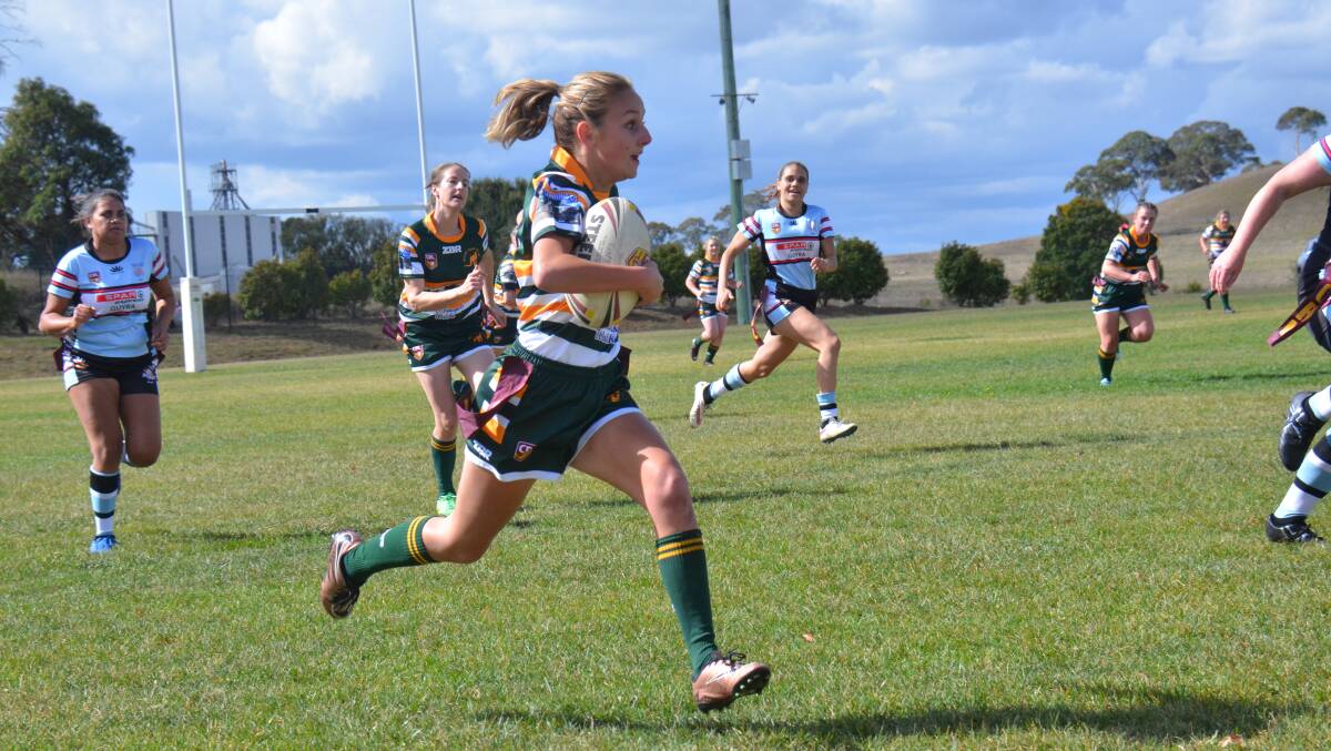 SHUT OUT: Walcha Jillaroos earned a 38-nil triumph over the Guyra Spudettes. 