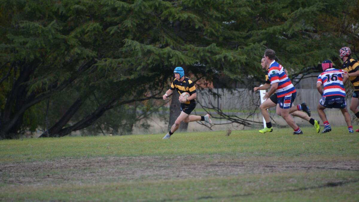 Lachlan Dorward turned out for the Bees against Kyogle on Saturday. 