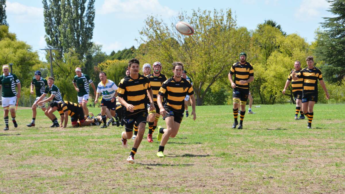 BEE-TEN: The Bumblebees, pictured two weeks ago in a trial against Robb College, were downed by Evans River on Saturday. 
