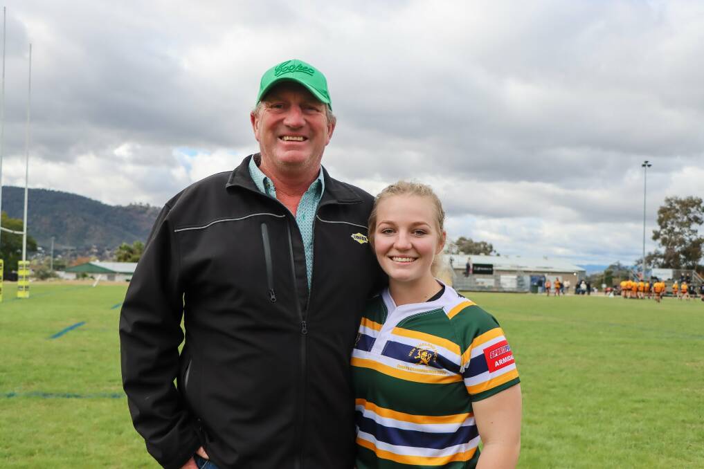 Phil and Abbey Jones have both pulled on the New England jersey. Photo: Catherine Stephen