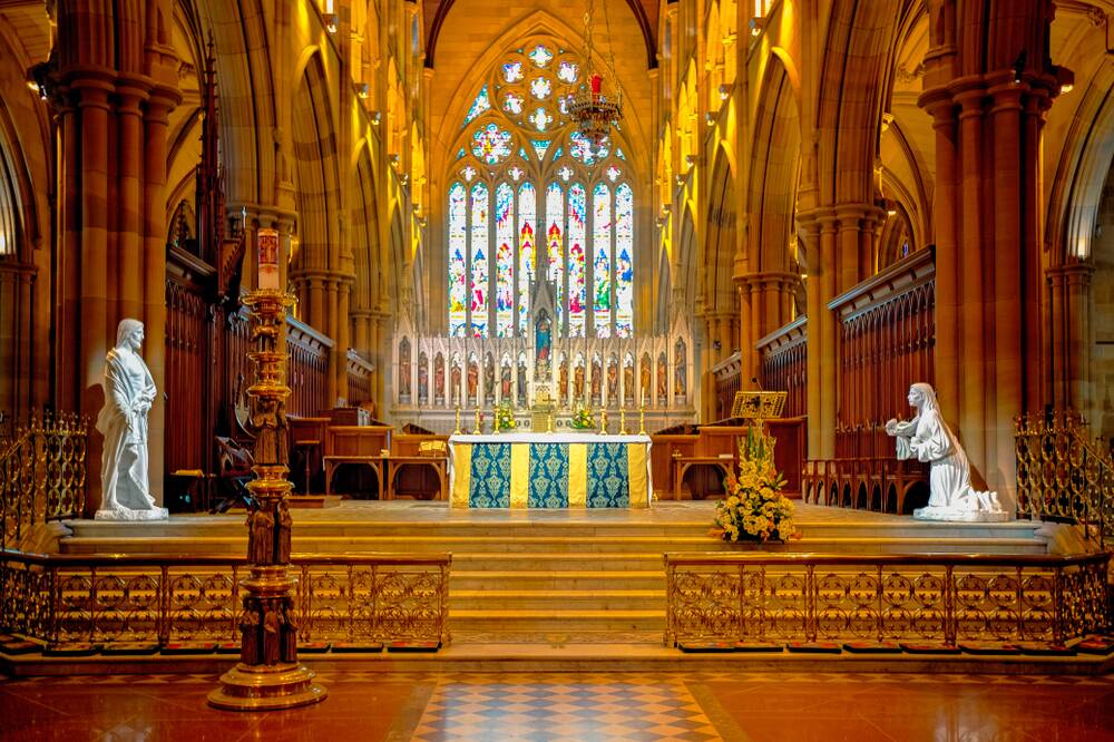St Mary's Cathedral in Sydney.