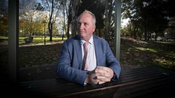 ADJOURNED: A security officer assigned to MP Barnaby Joyce, pictured, was allegedly threatened during a roadside incident earlier this year. Photo: Peter Hardin, file